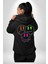 Neon Kafatası Gülen Somurtgan Eriyen Emoji Erkek Kadın Siyah Ön Sırt Baskılı Kapüşonlu Sweatshirt Hoodie 4