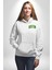 Boston Erkek Kadın Beyaz Ön Sırt Baskılı Kapüşonlu Sweatshirt Hoodie 4