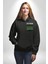 California Erkek Kadın Siyah Ön Sırt Baskılı Kapüşonlu Sweatshirt Hoodie 2