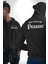 Dokunma Bana Erkek Kadın Siyah Ön Sırt Baskılı Kapüşonlu Sweatshirt Hoodie 1