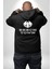 Maroon Eagle School Logolu T-Shirt Tasarımı Erkek Kadın Siyah Ön Sırt Baskılı Kapüşonlu Sweatshirt Hoodie 3