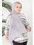 Gri Harem Scarf Incila Şal 1