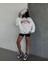 Özel Tasarım Bisiklet Yaka Rolltide Baskılı Şardonlu Kışlık Oversize Trend Kadın Sweatshırt 1