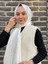 Ekru Loryan Scarf Jakar Karmen Şal 2