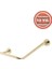 Paslanmaz Pirinç Flora Küvet Tutamağı Düz 40CM Altın Sarı Gold 1