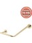 Paslanmaz Pirinç Flora Küvet Tutamağı Düz 40CM Altın Sarı Gold 3