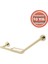 Paslanmaz Pirinç Flora Küvet Tutamağı Süngerlikli 40CM Altın Sarı Gold 1