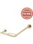 Paslanmaz Pirinç Flora Küvet Tutamağı Süngerlikli 40CM Altın Sarı Gold 3