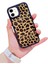 Apple iPhone 12 ve 12 Pro Uyumlu Kılıf Leopar Desenli Kabartmalı Desenli Darbe Emici Lüx Telefon Kılıfı 1