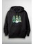 Yeşil Atkılı Bereli Kardan Adam Baskılı Unisex Hoodie 1