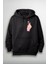 Kore Kalp Işareti Baskılı Unisex Hoodie 1