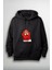 Kırmızı Noel Eldivenleri ve Zencefilli Kurabiye Adam Baskılı Unisex Hoodie 1