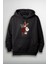 Ho Ho Ho Geyik Noel Baba Yılbaşı Baskılı Unisex Hoodie 1