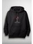 Kırmızı Şarap Aşk Tasarım Önü Baskılı Unisex Hoodie- Wine & Romance Perfectly Blended 1