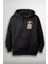 Mornings Be Like- Battaniyeli Gülümseyen Kupa Baskılı Unisex Hoodie 1