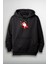 Işıklı Noel Baba Yılbaşı Baskılı Unisex Hoodie 1
