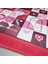 Pembe Fular Kalp Desenli Sevgililer Günü 58CMX58CM 4