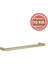 Paslanmaz Pirinç Flora Küvet Kolu Rozetsiz 30CM Altın Sarı Gold 3