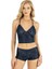 Aria's Closet Lacivert Saten Şort Takımı 9222 1