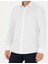 Erkek Beyaz Slim Fit Uzun Kollu Gömlek 50275511-VR013 6