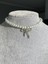 Cam Incili Fiyonk Choker Kolye 1