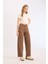 Afra x Defacto Coool Baggy Fit Kışlık Gabardin Pantolon Yıkamalı Cepli Normal Bel E4307AX25SP 3