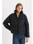 Regular Fit Şişme Mont Fermuarlı Cepli E7385AX24WN 4