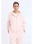 Relax Fit Kapüşonlu Cepli Basic Düz Fermuarlı Sweatshirt C1809AX25SP 5