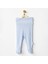 Jacquard Patikli Bebek Pantolon Blue 1