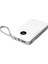 P102 10000MAH Prm 2*usb+Type-C+Micro+Lightning Beyaz LCD Taşınabilir Pil Şarj Cihazı Powerbank 3