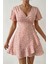 Pembe Yazın Rüyası Mini Elbise E-5503 4