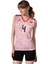 Kadın Kırmızı Beyaz Likralı Tek Üst Voleybol Forması Volleyball Jerseys DMNS8759 1