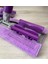 Mandallı Mop Teleskopik Saplı +1 Mikrofiber Yedek Bez Mor Renk 4