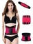 Hot Belt Termal Sauna Kemer Unisex Terletme Korsesi (Pembe-Siyah) 1