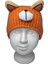 Kız Çocuk Pofuduk Ayıcık Maskot ve Figürlü Turuncu Renk Yün Örgü Saç Bandı Bandana 1