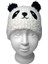 Kız Çocuk Siyah Beyaz Renk Nakış Işlemeli Pofuduk Panda Figürlü Saç Bandı Bandana 1