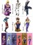 Magnet Seti Jojo's Bizarre Adventure Temalı: 6 Adet ve 6 x 10 Boyutunda Renkli ve Dayanıklı Magnet Seti 1