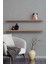 80 cm 2li Safir Meşe Mdf Uçan Duvar Rafı Gizli Bağlantı Kitaplık 1