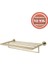 Paslanmaz Pirinç Flora Raf Havluluk 60CM Altın Sarı Gold 1