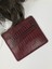 Kartlık Bordo Yılan Desenli Hakiki Deri Unisex 5