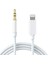 Zeniflare Apple Ipad ve Iphone Uyumlu 1mt Lightning Aux Kablo, Iphone 7,8,x,11,12,13 Serisi Ses Kablosu 1