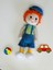 Portakal Çocuk Amigurumi Organik Oyuncak Erkek Bebek Turuncu Saçlı Orange Boy 2