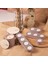 Inytium Serisi Dekoratif Mürdüm Renk Beton Tealight Mumluk (Tealight !) 7