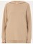 Kadın Bej Oversize Modal Kumaş Sweatshirt 50300845-VR011 6