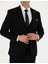 Erkek Yelekli Siyah Ekstra Slim Fit Takım Elbise 50275911-VR046 6