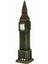 Antik Bronz Metal Eskitilmiş Vintage Görünümlü London Big Ben Kule Biblo 2