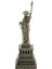 Masa Üzeri Özgürlük Heykeli Figürü Masa Üzeri Biblosu Heykel Eskitmeli Metal 4