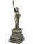 Masa Üzeri Özgürlük Heykeli Figürü Masa Üzeri Biblosu Heykel Eskitmeli Metal 5
