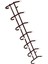 Amerikan Panel Kapı Askısı 6 Lı 12 x 50 cm Pratik Sağlam Askılık 4