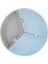 Puzzle Vakum Tabanlı Silikon Tabak Mineral Blue / Powder Grey 1